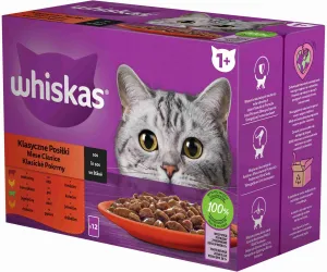 WHISKAS Kapsička Klasický výber v šťave 12pack