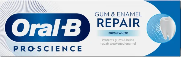 Oral-B Gum & Enamel Repair Fresh White zubná pasta pre svieži dych 75 ml