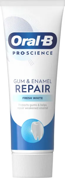 Oral-B Gum & Enamel Repair Fresh White zubná pasta pre svieži dych 75 ml