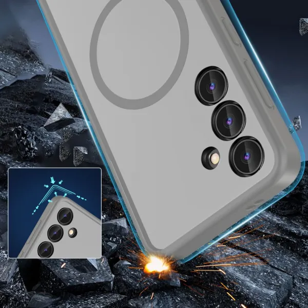 Tech-Protect Magmat MagSafe kryt na Samsung Galaxy S24, titanium