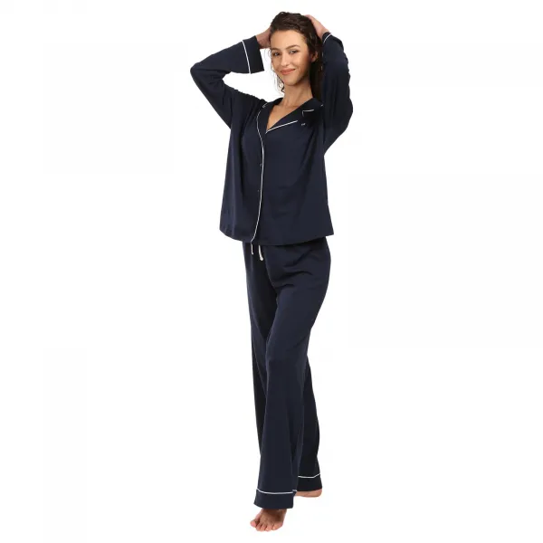 Dámske pyžamo Tommy Hilfiger modré (UW0UW06142 C1G) M