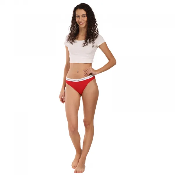 Dámske nohavičky Tommy Hilfiger červené (UW0UW03836 XLG) M