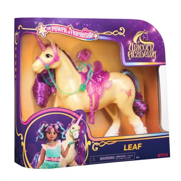 Unicorn Academy česací jednorožec 24 cm Leaf
