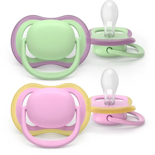 Philips AVENT Cumlík Ultra air ružová/zelená 6-18m dievča 2ks