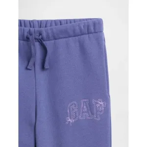 GAP V-FA LOGO HERITAGE JOGGER Dievčenské tepláky, modrá, veľkosť