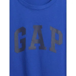 GAP V-FRNCH SS LOGO CLSSC TEE FA25 Dámske tričko, modrá, veľkosť