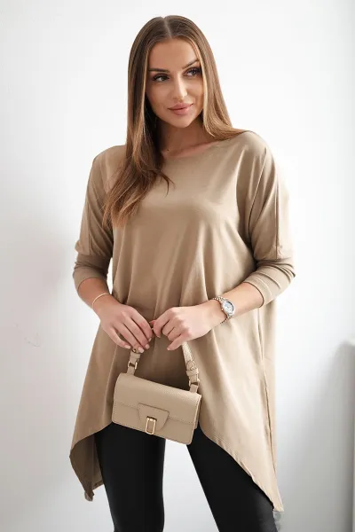 Legínovo Biela oversized blúzka Farba: Modrá, Veľkosť: UNI