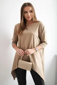 Legínovo Biela oversized blúzka Farba: Modrá, Veľkosť: UNI