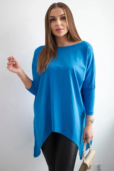 Legínovo Biela oversized blúzka Farba: Marhuľa, Veľkosť: UNI