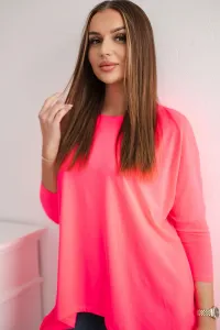Legínovo Biela oversized blúzka Farba: Modrá, Veľkosť: UNI