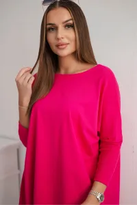 Legínovo Biela oversized blúzka Farba: Modrá, Veľkosť: UNI