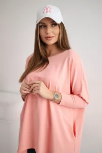 Legínovo Biela oversized blúzka Farba: Modrá, Veľkosť: UNI