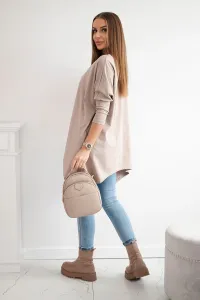 Legínovo Biela oversized blúzka Farba: Modrá, Veľkosť: UNI