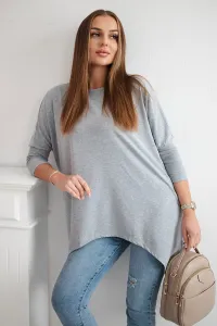 Legínovo Biela oversized blúzka Farba: Modrá, Veľkosť: UNI