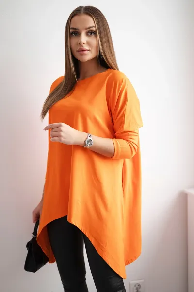 Legínovo Biela oversized blúzka Farba: Modrá, Veľkosť: UNI