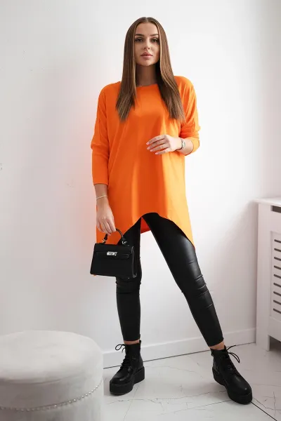 Legínovo Biela oversized blúzka Farba: Modrá, Veľkosť: UNI