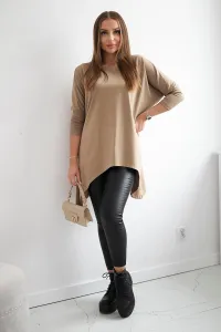 Legínovo Biela oversized blúzka Farba: Modrá, Veľkosť: UNI