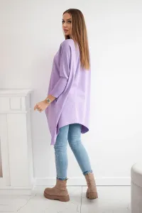 Legínovo Biela oversized blúzka Farba: Modrá, Veľkosť: UNI