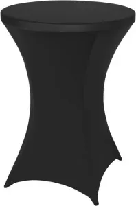 Obrus ​​na cateringový stôl čierny 80 cm