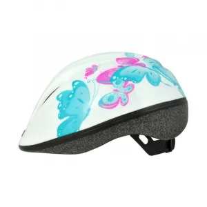Detská cyklistická prilba HQBC KIQS Butterfly biela