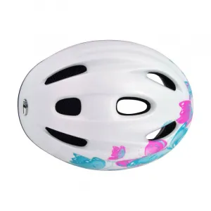 Detská cyklistická prilba HQBC KIQS Butterfly biela