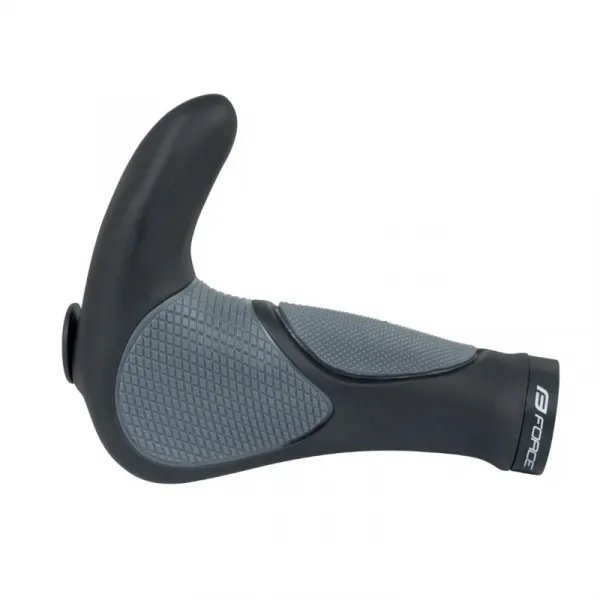 Rohy (bulhorny) na bicykel FORCE F GEL bullhorn 102mm, black-grey