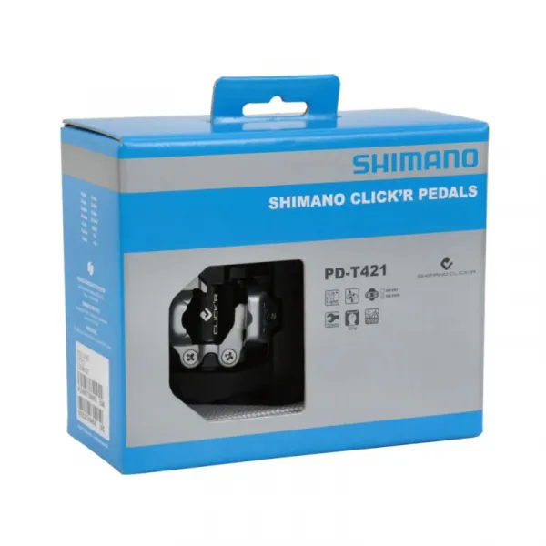 Pedále na bicykel SHIMANO PD-T421 Click´R SPD cage+lock SM-SH56