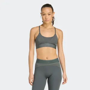 Dámska tréningová športová podprsenka ADIDAS HYG SHN BRALETT LEGIVY GREY