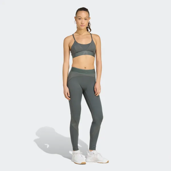 Dámska tréningová športová podprsenka ADIDAS HYG SHN BRALETT LEGIVY GREY