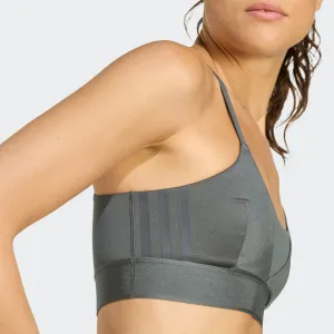 Dámska tréningová športová podprsenka ADIDAS HYG SHN BRALETT LEGIVY GREY