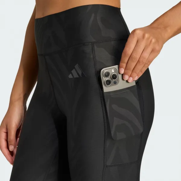 Dámske legíny ADIDAS OPTIME AOP BLACK