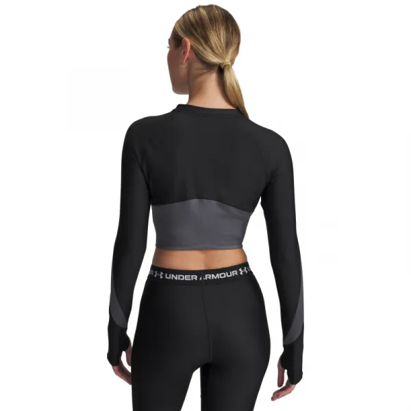 Dámske tréningové tričko s dlhým rukávom UNDER ARMOUR UA HG Rib 1 4 Zip