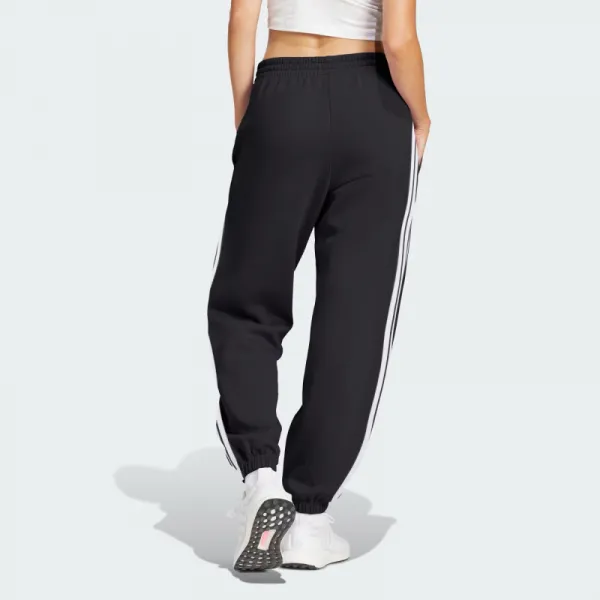 Dámske tepláky ADIDAS W 3S FT CF PT BLACK WHITE