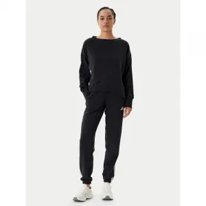 Dámske tepláky ADIDAS W 3S FT CF PT BLACK WHITE