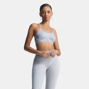 Dámska tréningová športová podprsenka ADIDAS HYG SHN BRALETT HALSIL GREY