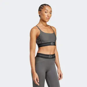 Dámska tréningová športová podprsenka ADIDAS HYG RIB BRALETT GRESIX BLACK