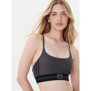 Dámska tréningová športová podprsenka ADIDAS HYG RIB BRALETT GRESIX BLACK