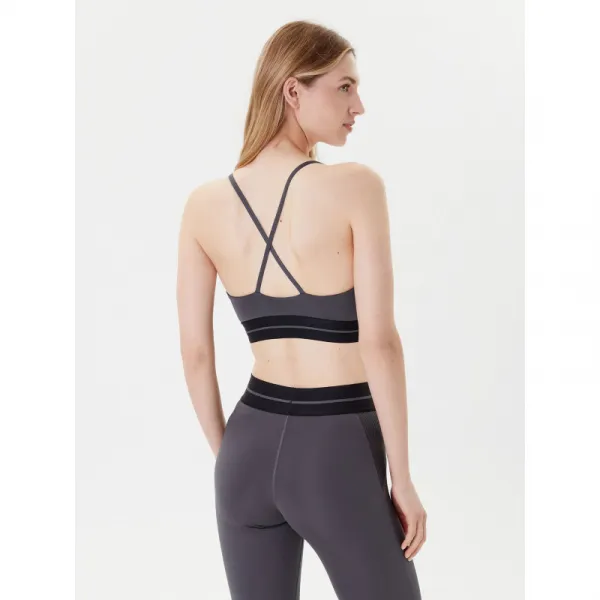 Dámska tréningová športová podprsenka ADIDAS HYG RIB BRALETT GRESIX BLACK
