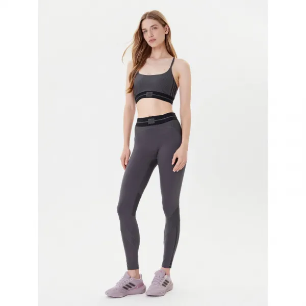 Dámska tréningová športová podprsenka ADIDAS HYG RIB BRALETT GRESIX BLACK