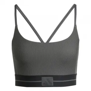 Dámska tréningová športová podprsenka ADIDAS HYG RIB BRALETT GRESIX BLACK