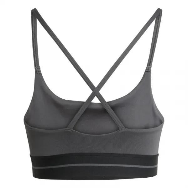 Dámska tréningová športová podprsenka ADIDAS HYG RIB BRALETT GRESIX BLACK