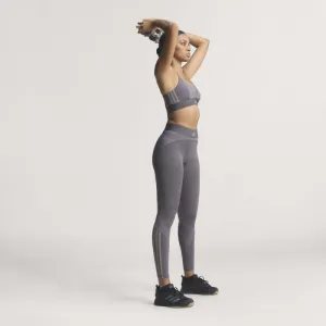 Dámska tréningová športová podprsenka ADIDAS HYG SHN BRALETT GRESTR GREY