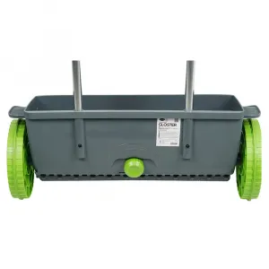 Záhradný sejací a rozmetací vozík, 12 l, hliník/plast, GLOSTER