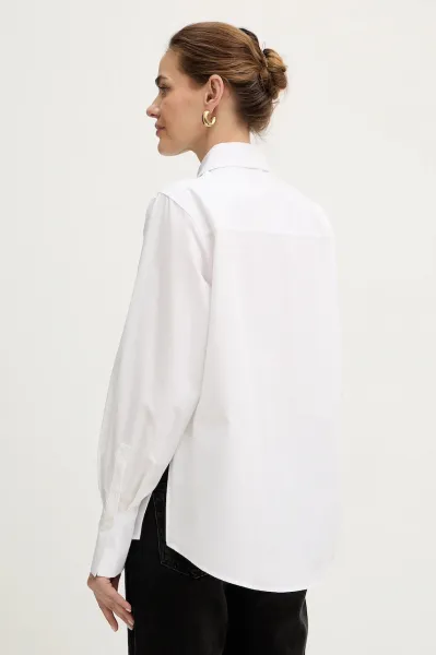 Košeľa Karl Lagerfeld Karl Daily Poplin Shirt White