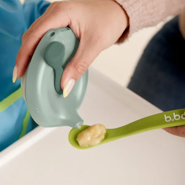 B.Box Snack Box kapsička na jedlo plniteľná Green 110 ml