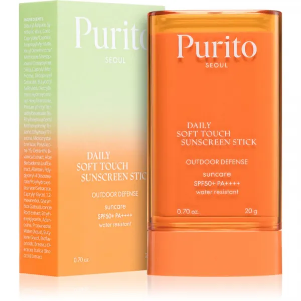 Purito Daily Soft Touch Sunstick opaľovací krém v tyčinke SPF 50+ 20 g