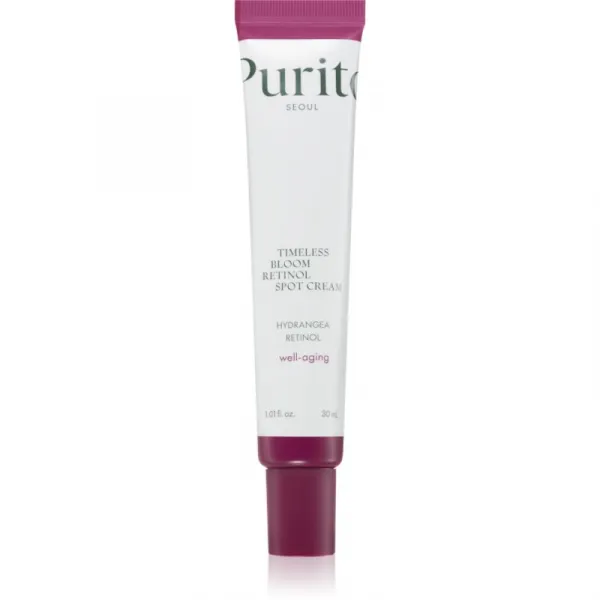 Purito Timeless Bloom Retinol Spot Cream lokálna starostlivosť proti vráskam v okolí očí 30 ml