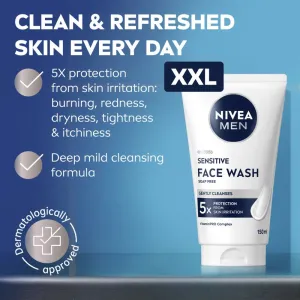 NIVEA MEN Sensitive čistiaci gél pre citlivú pleť 150 ml
