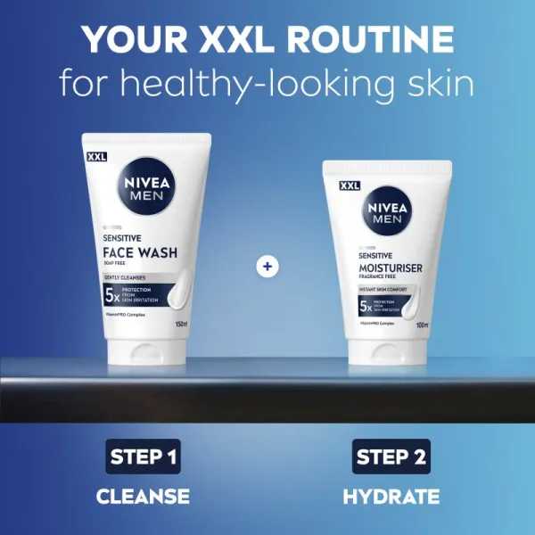 NIVEA MEN Sensitive čistiaci gél pre citlivú pleť 150 ml