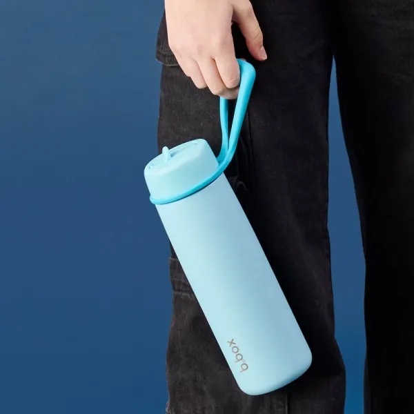 B.Box Stainless Steel Thermos Bottle termofľaša s rúrkou Lagoon 690 ml